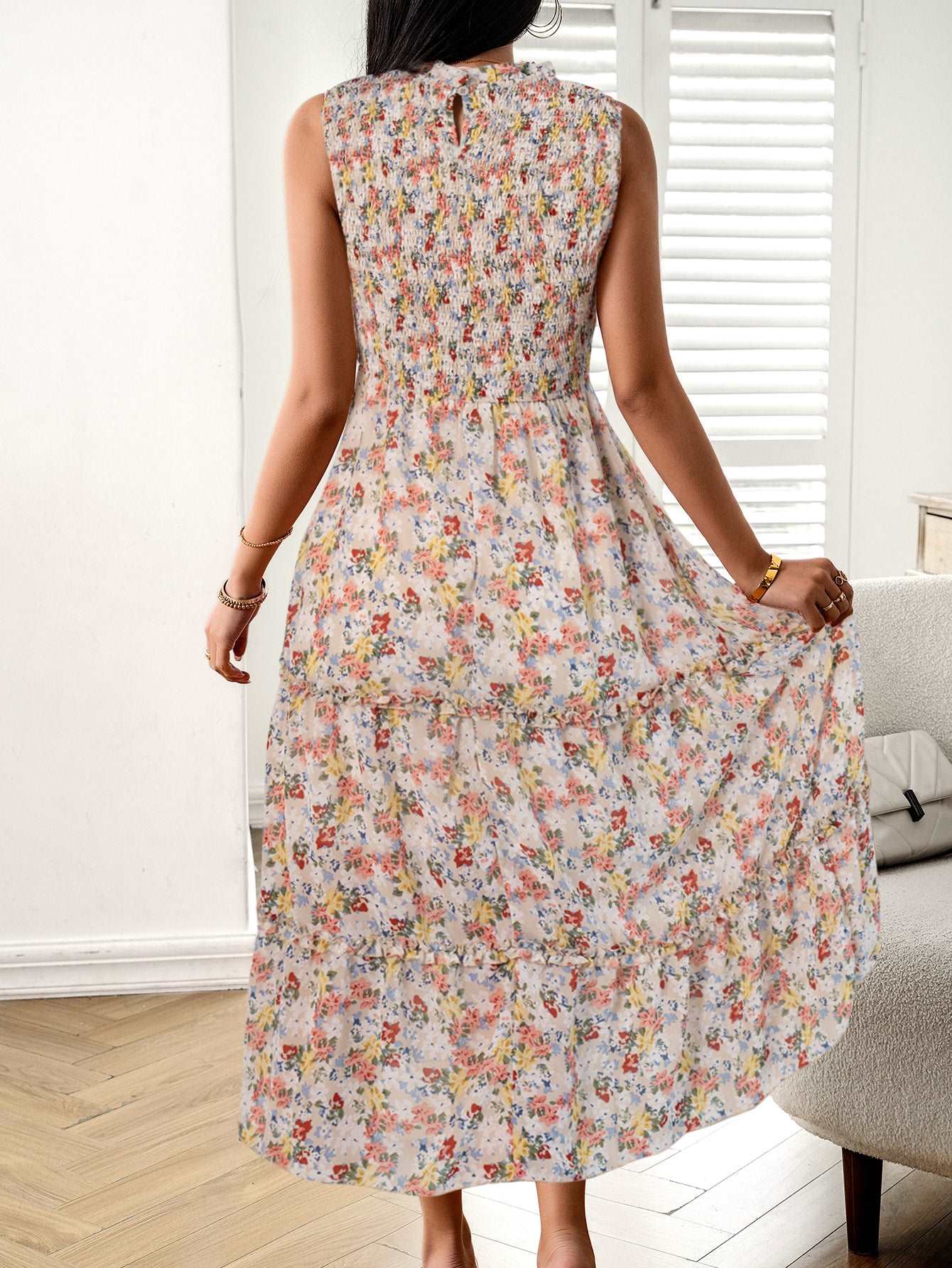 Beige floral