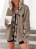 Women Waffle Knit Hoodies Fall Jacket Oversized with Pocket