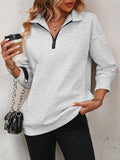 Womens Zipper Hooded Sweatshirt Hoodies Winter Causal